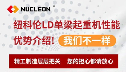 紐科倫LD單梁起重機性能優(yōu)勢介紹！我們不一樣